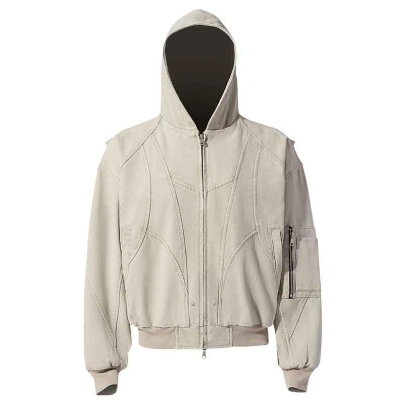 Men's Heavy Canvas Washed Jacket Khaki null