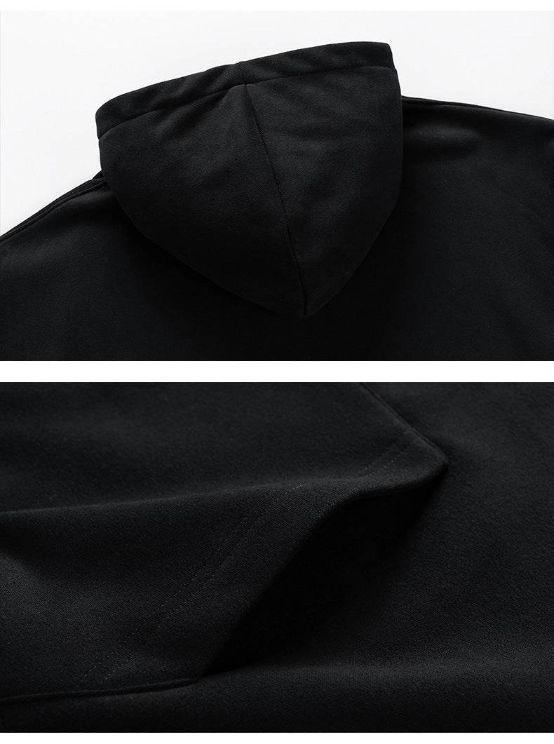 Men's American-style Simple Velvet Hoodie Top MuddyStock