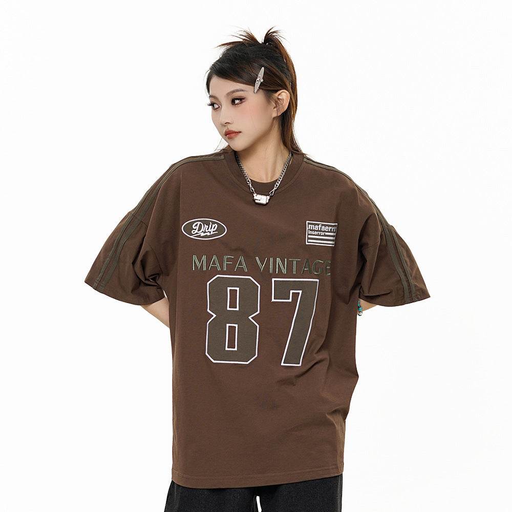 Printed Cotton T-shirt For Women MuddyStock