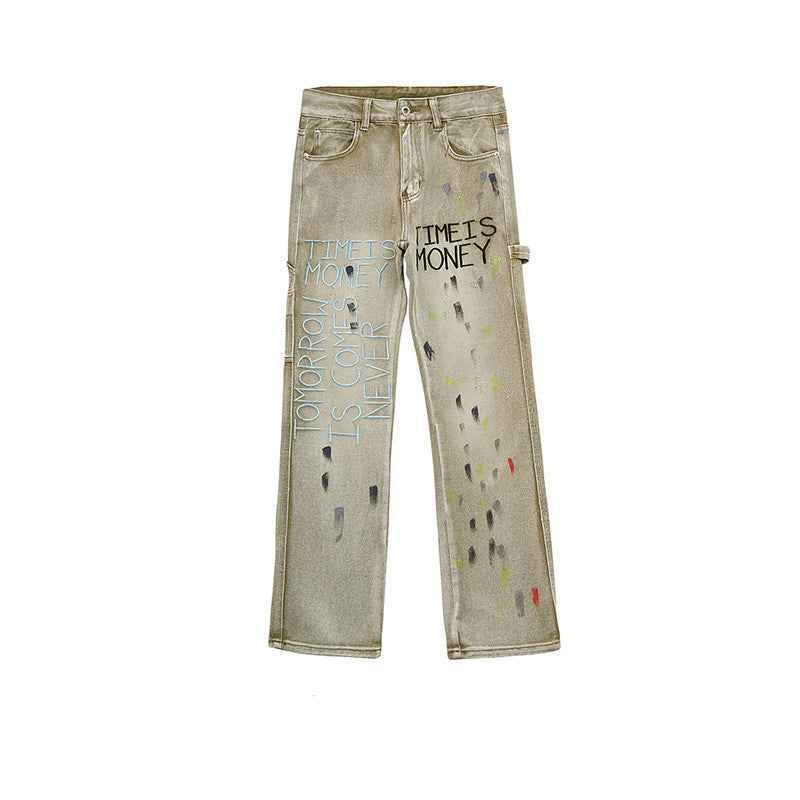Men's Trendy Straight-leg Jeans