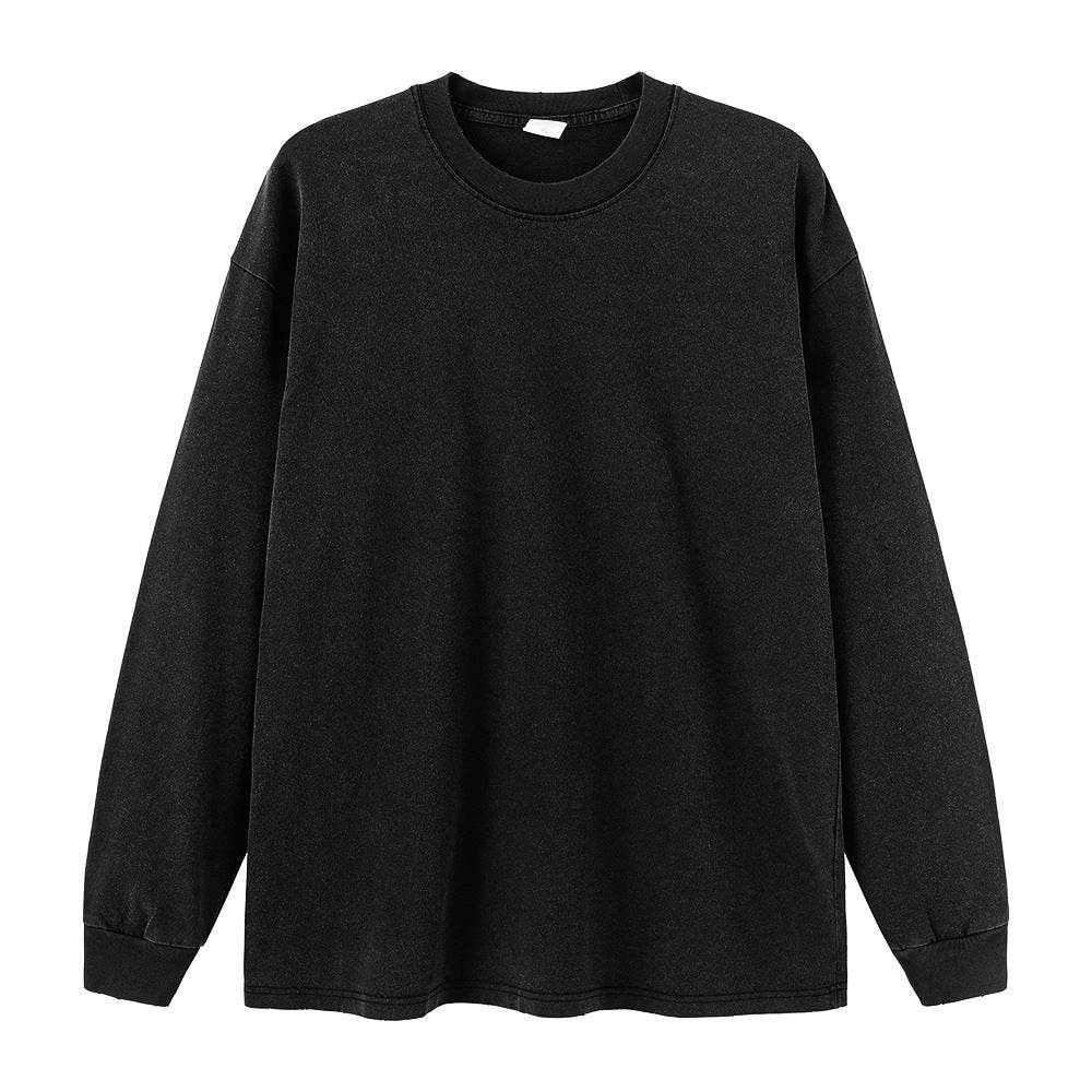 American Retro Long Sleeve T-shirt For Men And Women Fried Salt Insect Bite MuddyStock