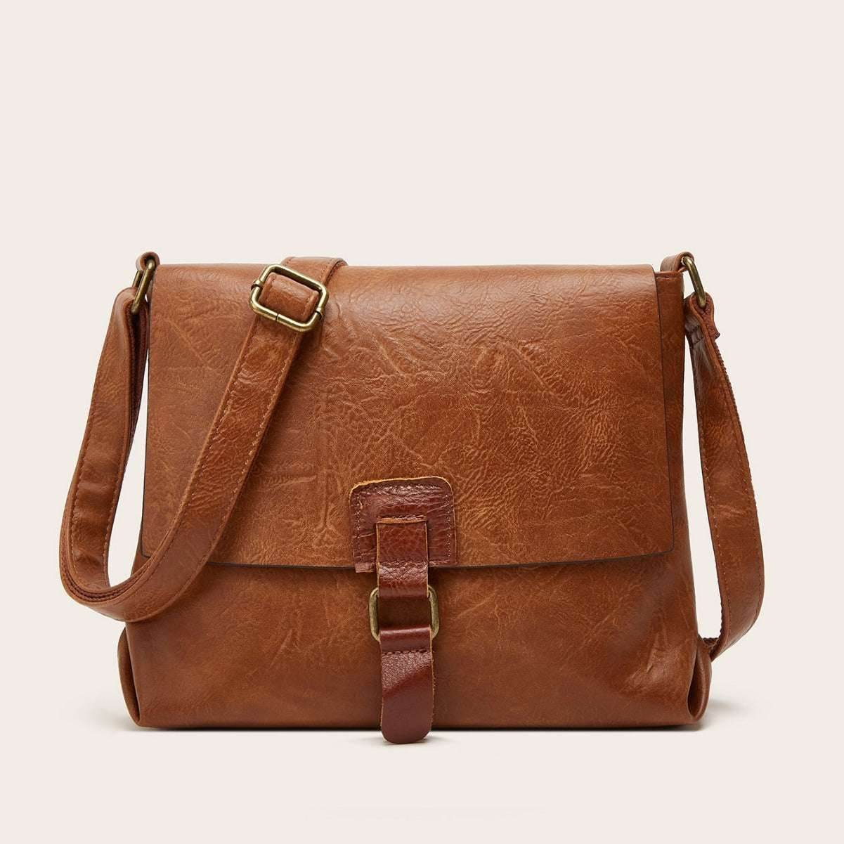 Minimalist Preppy Style Shoulder Fashion Casual Messenger Bag MuddyStock