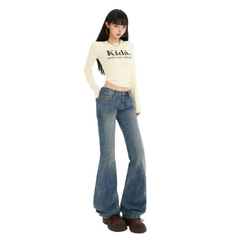 Low Waist Denim Pants for Women | MuddyStock Originals