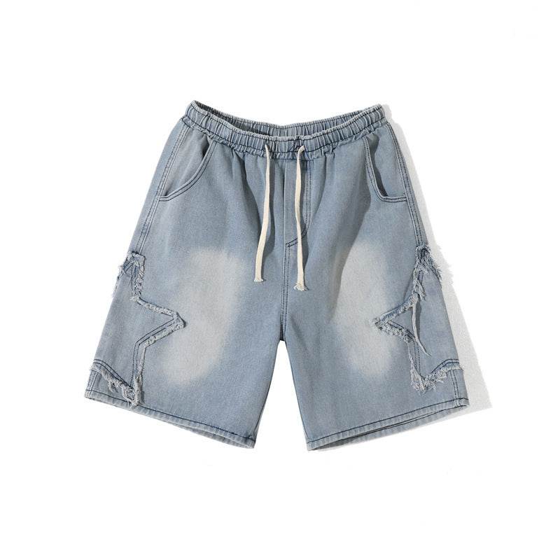 Men's Fashion All-match Straight Fifth Pants MuddyStock