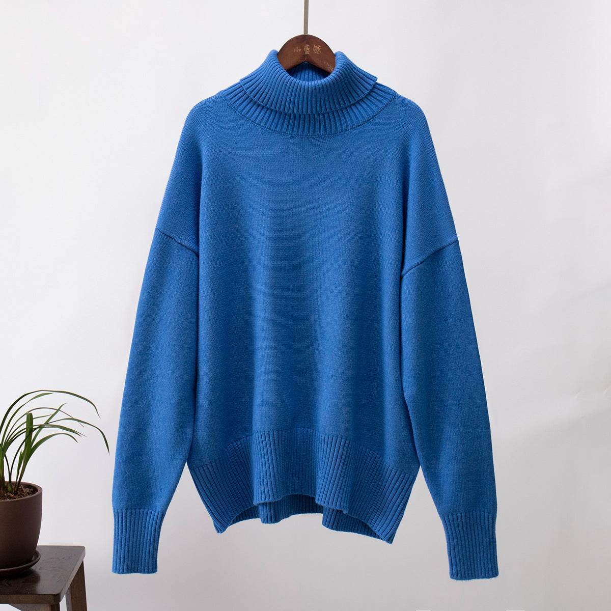 High Neck Sweater For Women | MuddyStock Originals Blue MuddyStock