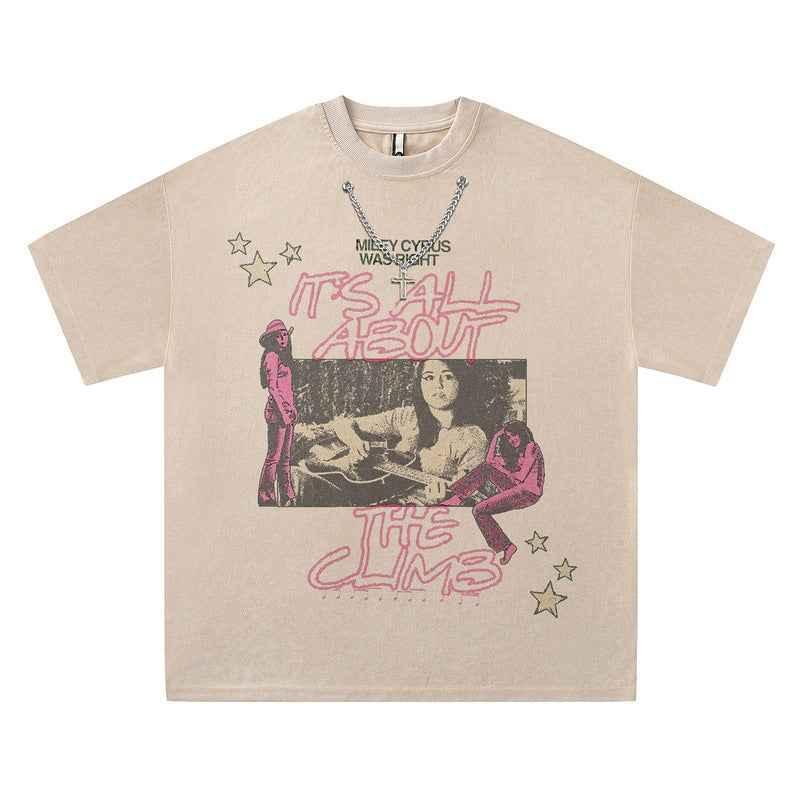 Short Sleeve T-Shirt for Women | MuddyStock Originals Apricot