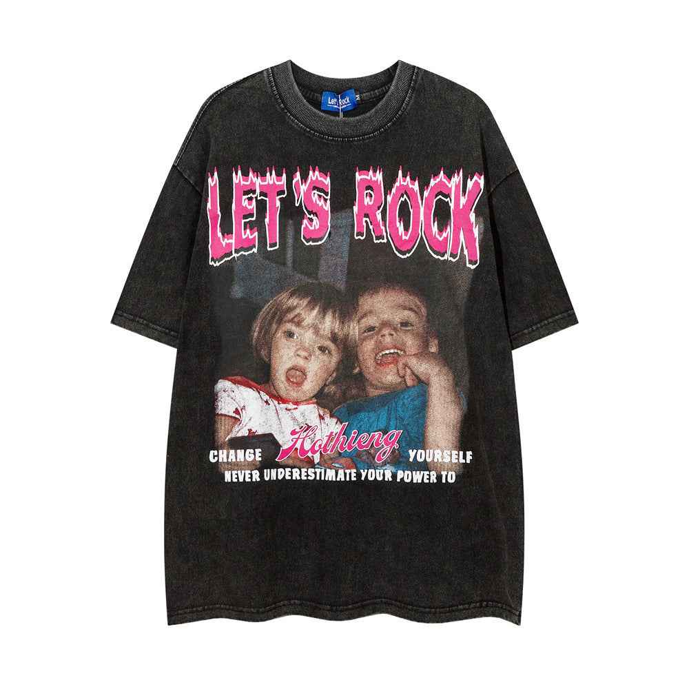 Fashion Personalized Printed Short-sleeved T-shirt For Men And Women MuddyStock