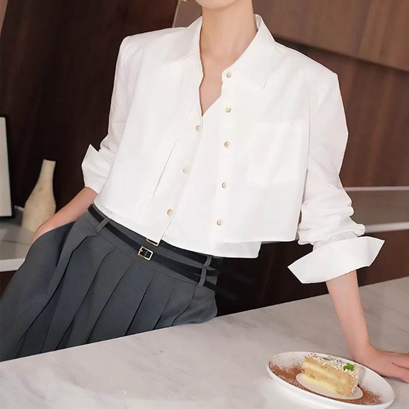 Women's Shirt Casual Long Sleeve Two piece Top | MuddyStock Originals MuddyStock