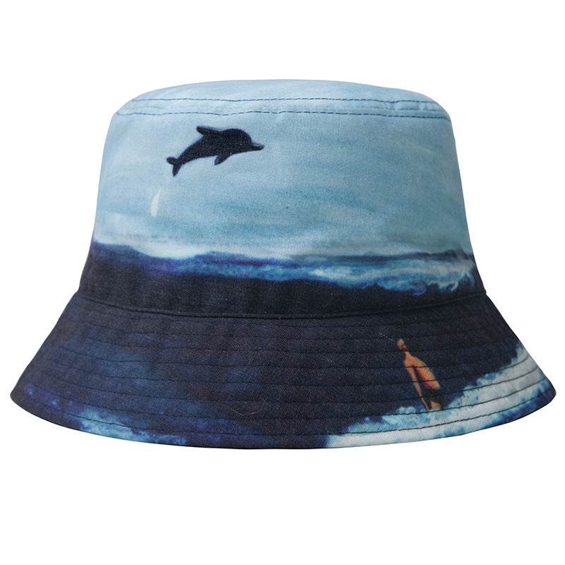 Summer canvas print fisherman hat Sea MuddyStock
