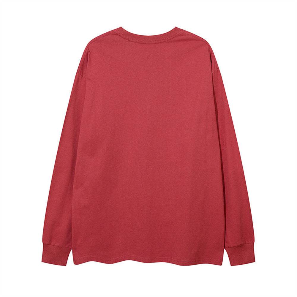 Men's Graffiti Printing Long-sleeved T-shirt For Women MuddyStock