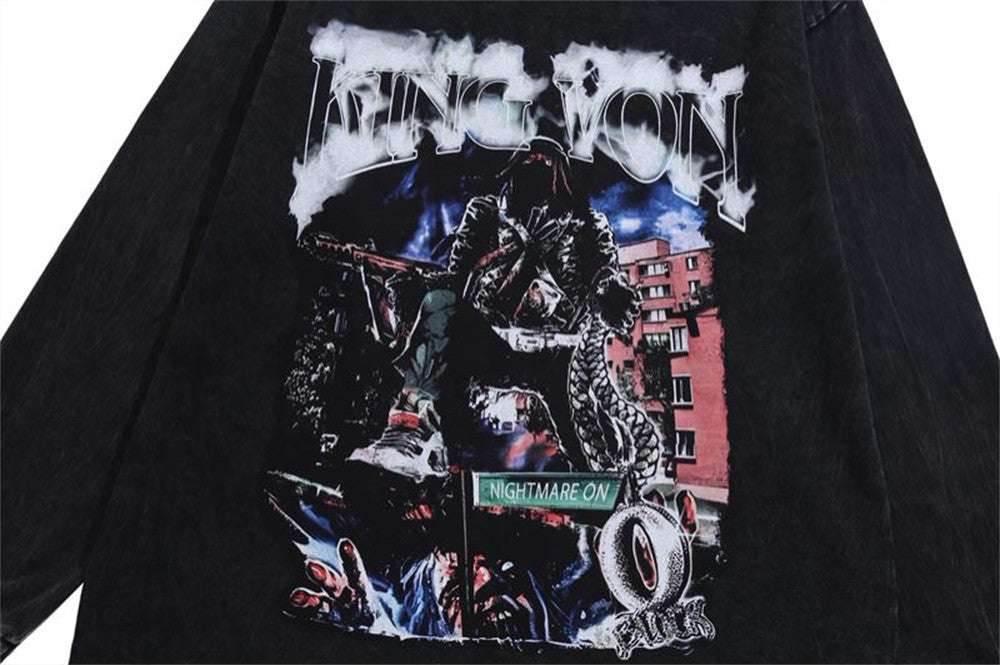 Black Knight Printed Round Neck T-shirt For Men And Women MuddyStock