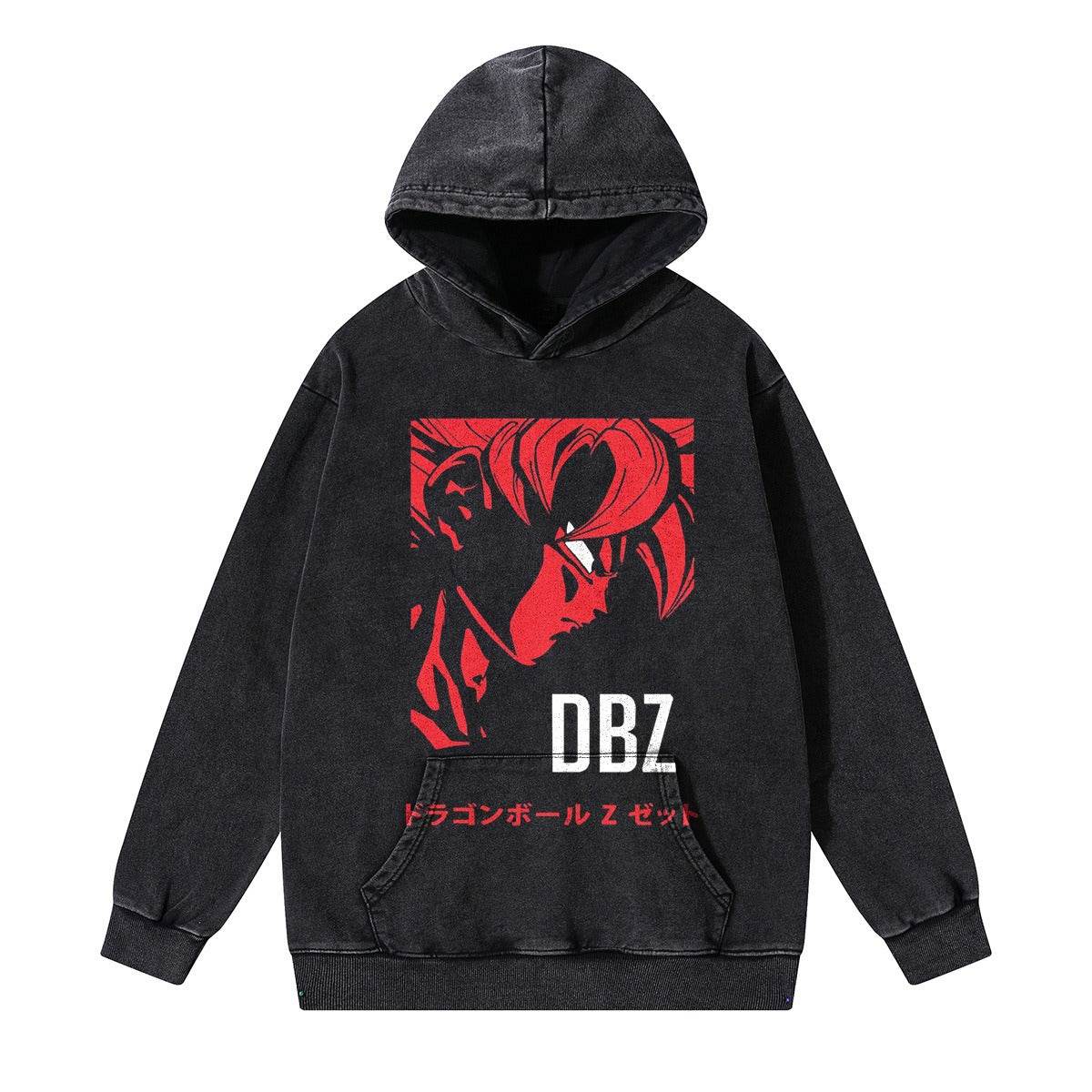 New Harajuku Japanese Street Pirate King Hoodie for Men | MuddyStock Originals W93-black MuddyStock