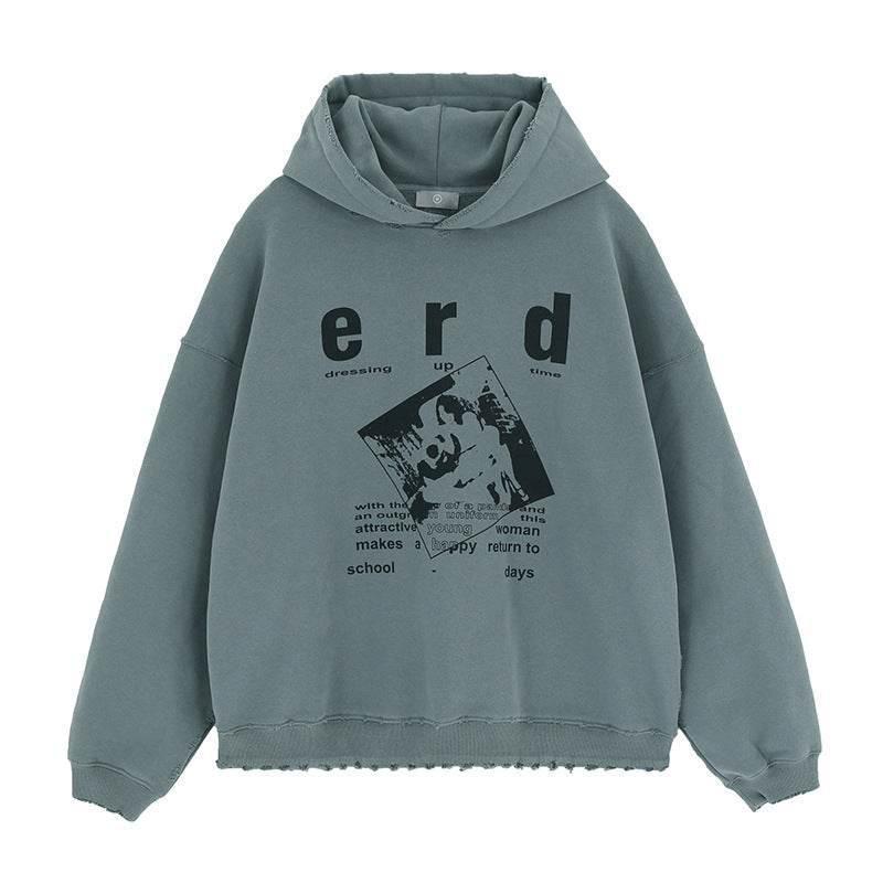 Men's Melancholic Retro Hooded Sweatshirt | MuddyStock Originals