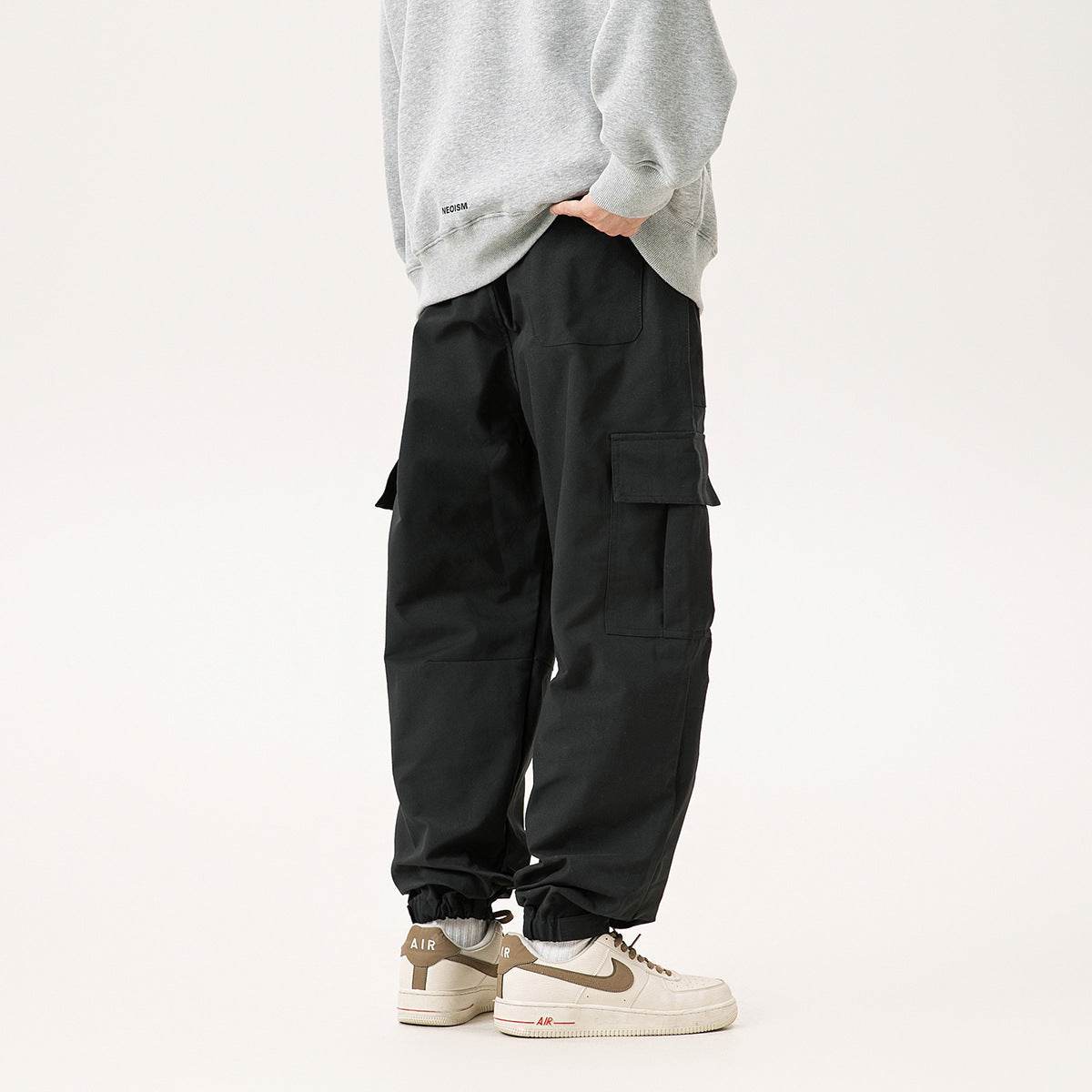 Autumn Outdoor Retro Pocket Overalls Men's Loose Straight Casual MuddyStock