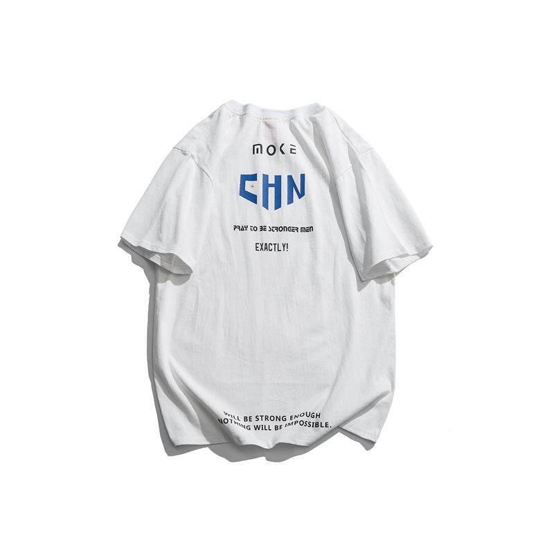 Streetstyle printed T-shirt For Men White MuddyStock