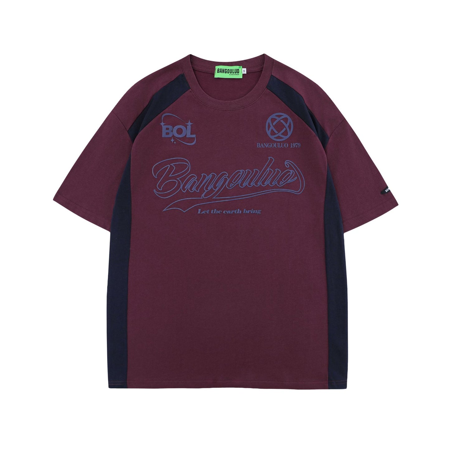 Short sleeved motorcycle style loose hip hop sports T-shirt for men and women | MuddyStock Originals MuddyStock