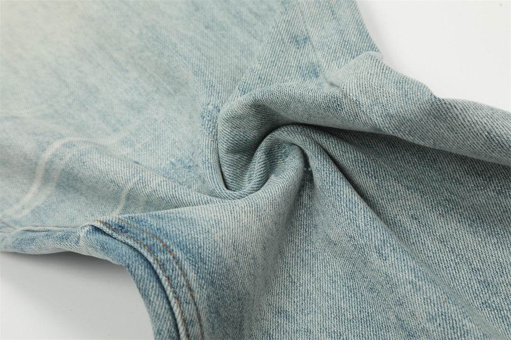 Vintage Washed Jeans For Men MuddyStock