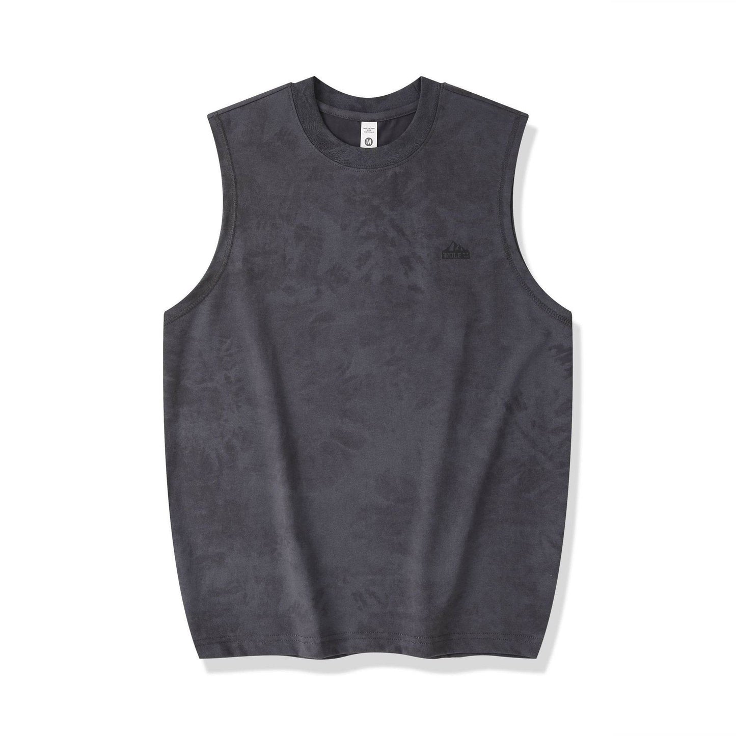 Men's Fashion Loose Casual Sports Wild Vest Dark Gray MuddyStock