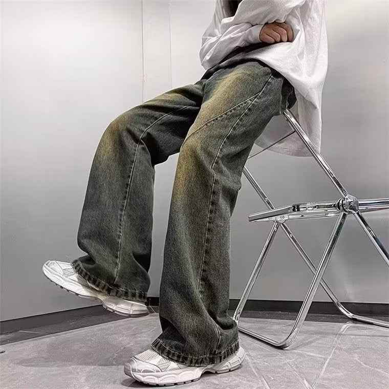 American Retro Jeans For Men MuddyStock