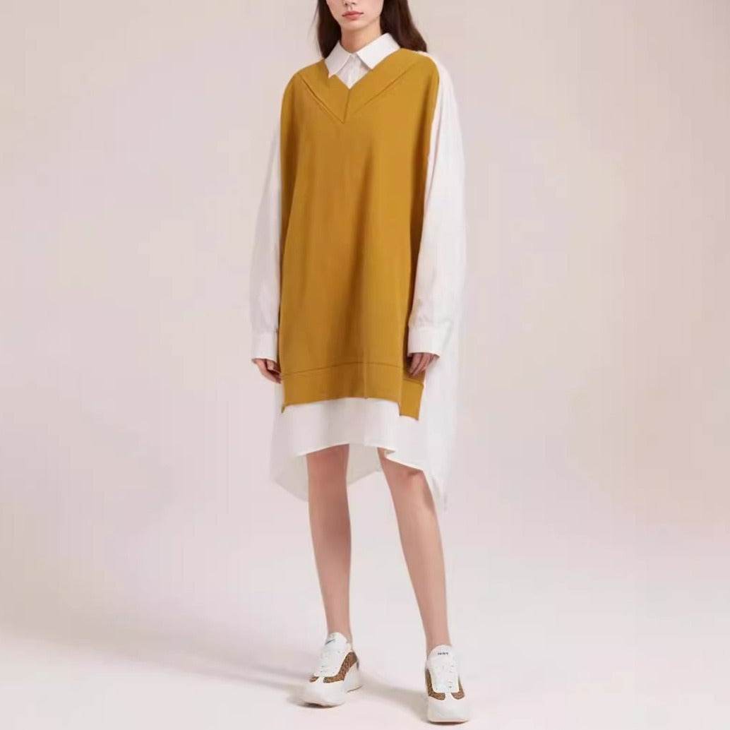 Lazy Style Loose Retro Shirt Skirt | MuddyStock Originals MuddyStock