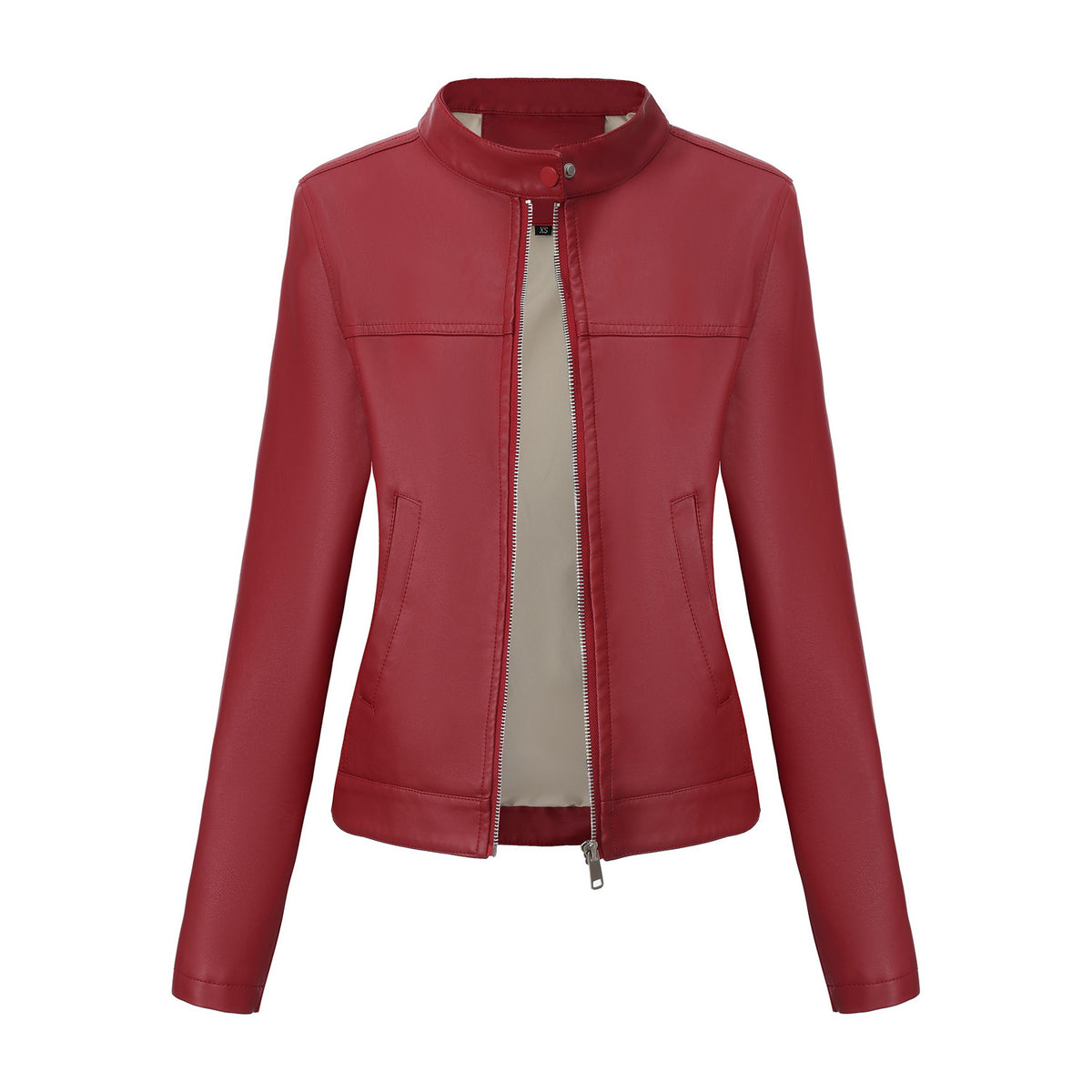 Stand up collar jacket for men | MuddyStock Originals Burgundy