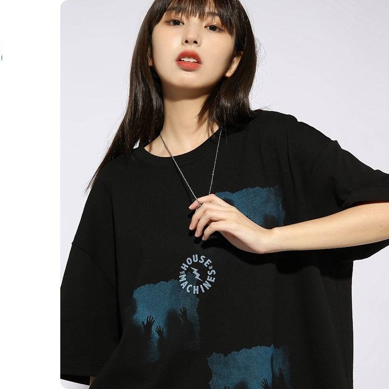 Printed Short-sleeved T-shirt For Women MuddyStock