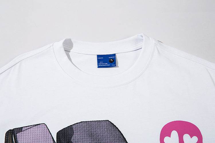 Skull Bone Cartoon Loose Top For Men And Women MuddyStock