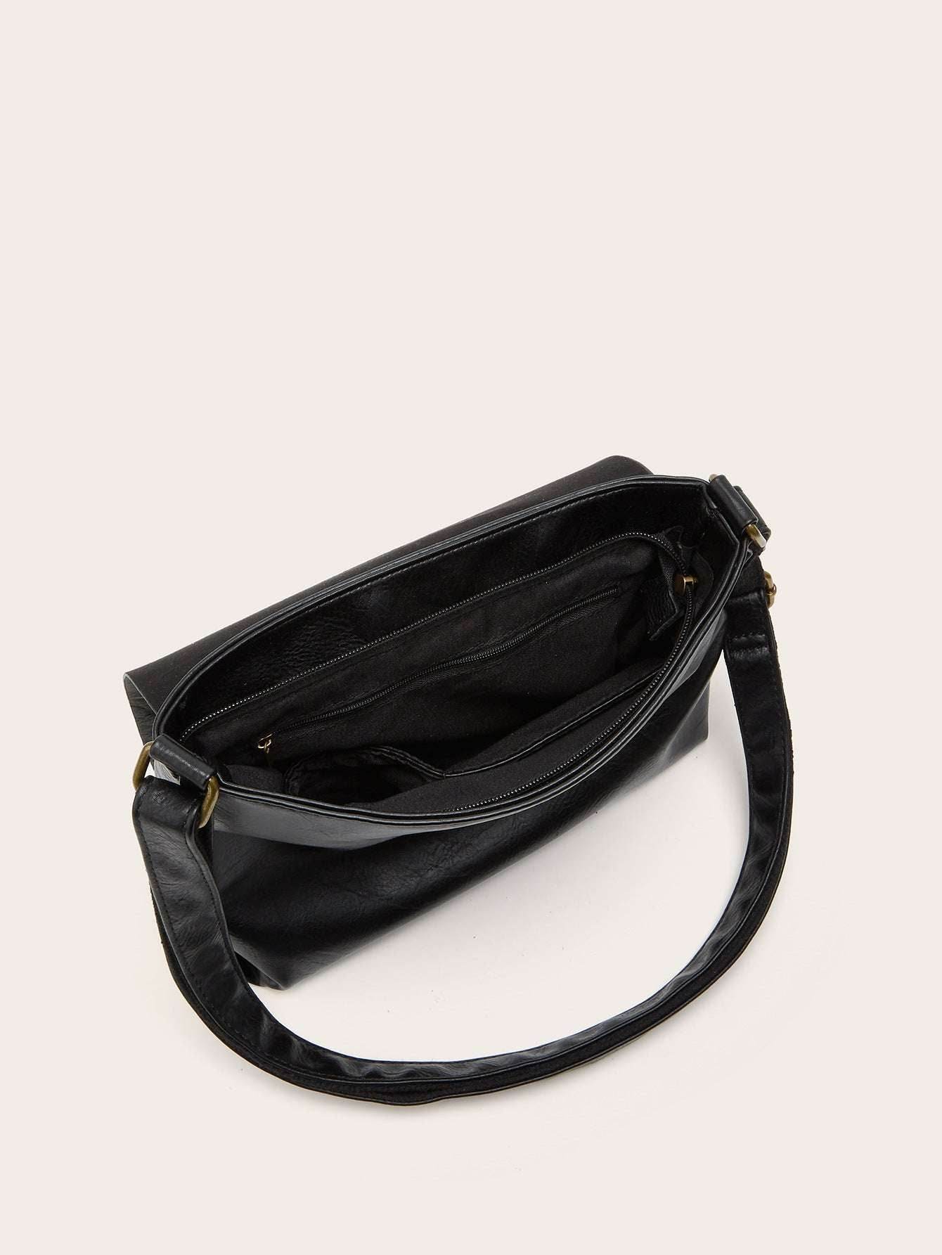 Minimalist Preppy Style Shoulder Fashion Casual Messenger Bag MuddyStock