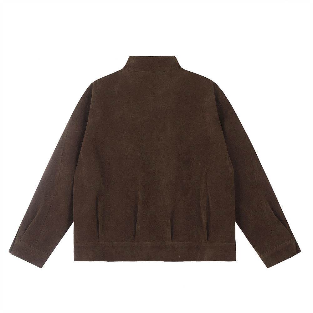 Fashion Loose Lapel Motorcycle Jacket Men MuddyStock
