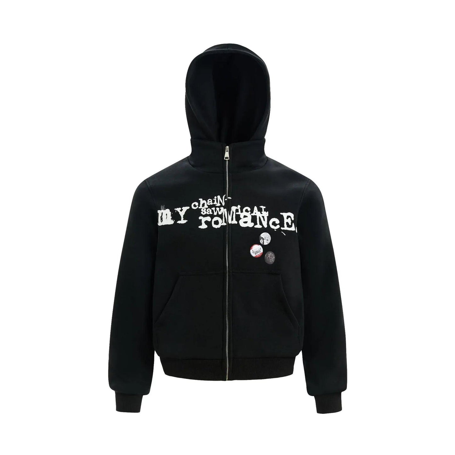 Zipper Hoodie For Men And Women | MuddyStock Originals Black