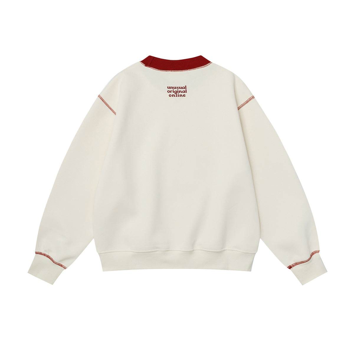 Loose Letter Print Crew Neck Sweatshirt for Women | MuddyStock Originals MuddyStock