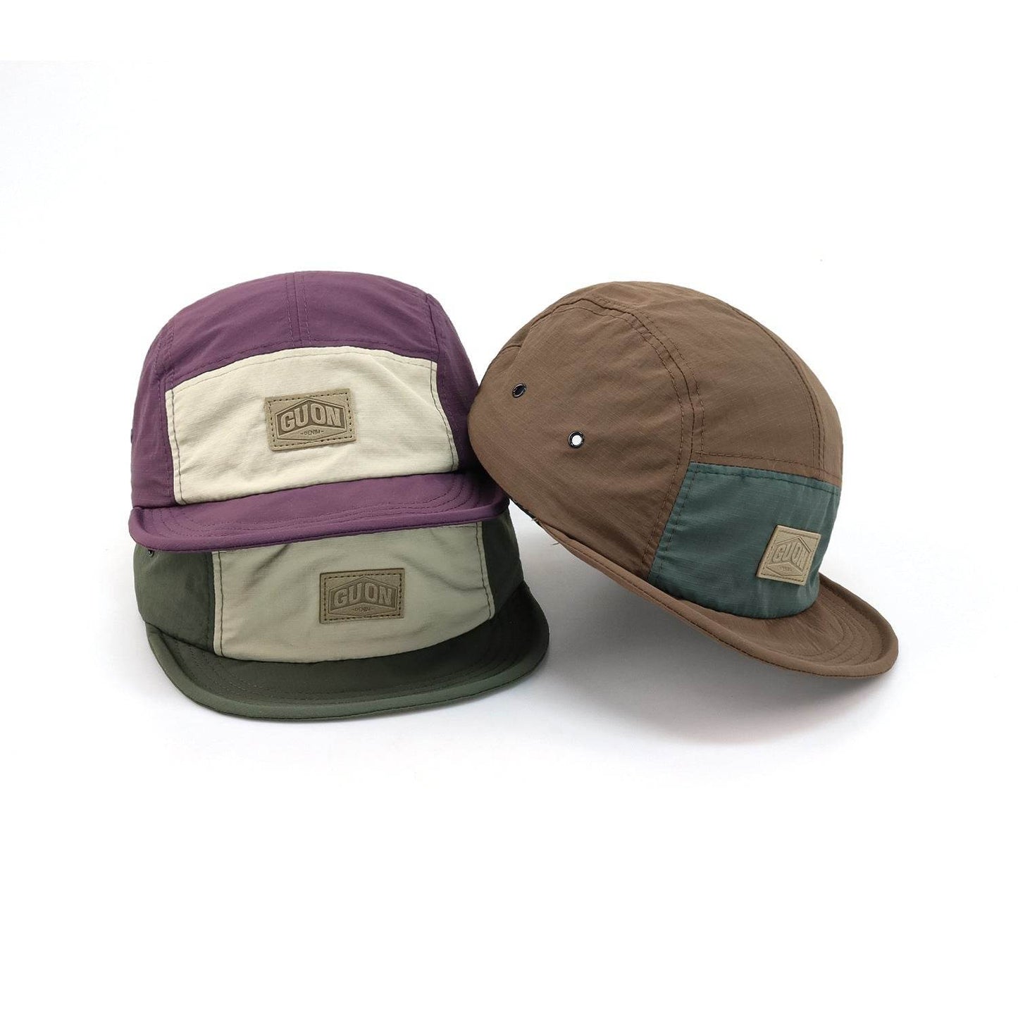 Retro Color Matching Outdoor Four Seasons Soft Brim Baseball Cap MuddyStock