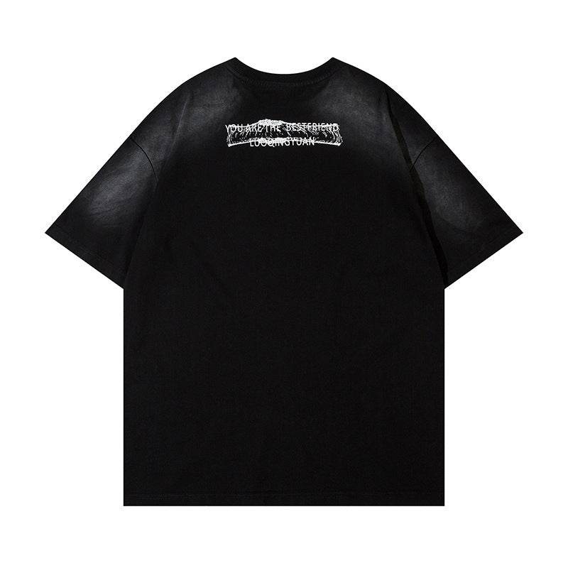 Fashion Loose Cotton Bottoming T-shirt Men MuddyStock
