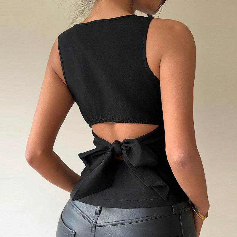 Small vest elastic sleeveless slim fit top for women | MuddyStock Originals MuddyStock