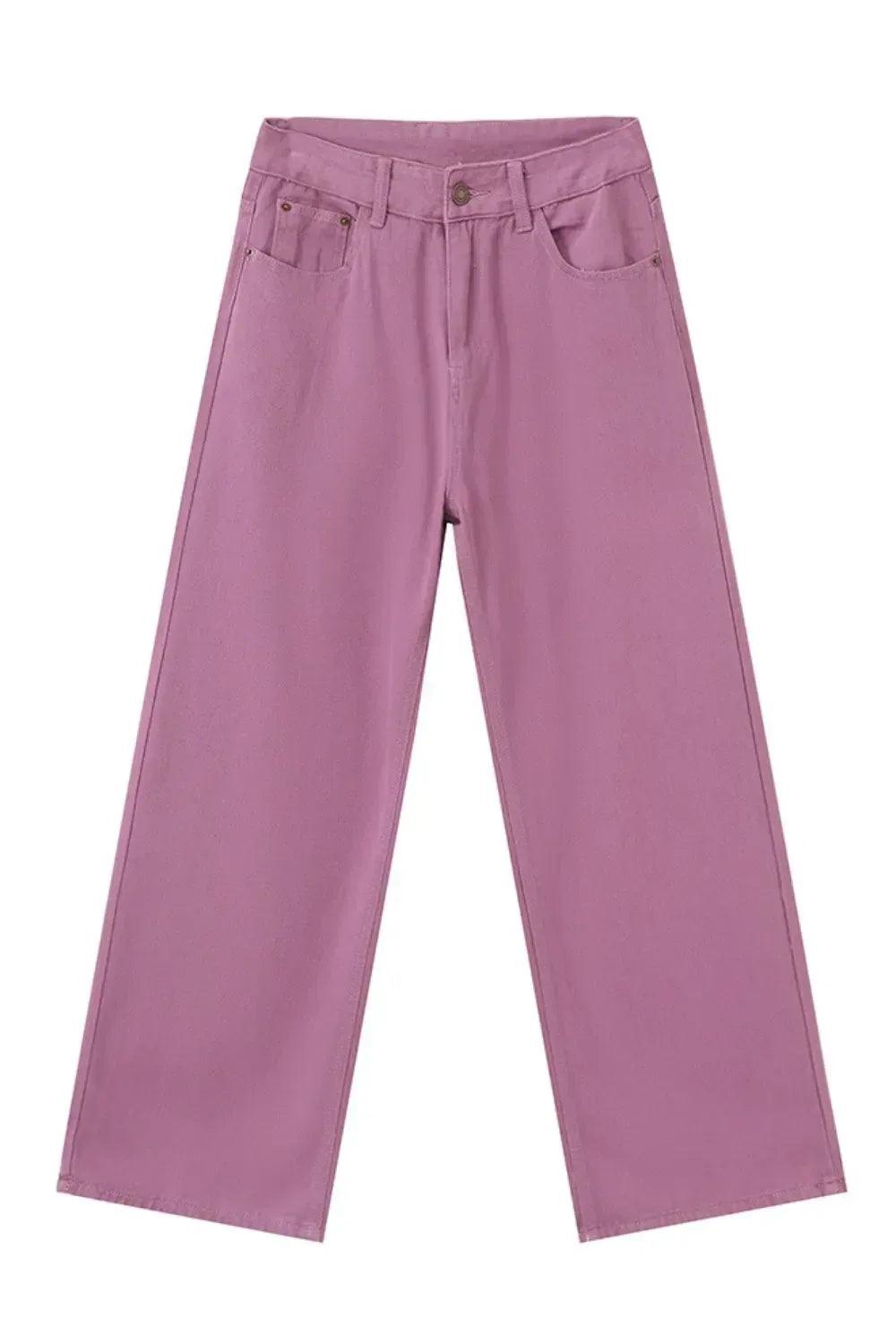 Wide Leg Jeans with Pockets For Men | MuddyStock Originals Moonlit Mauve