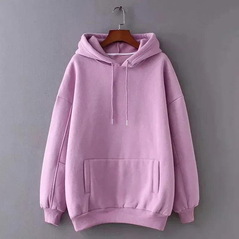 Women's Loose Hoodie Purple