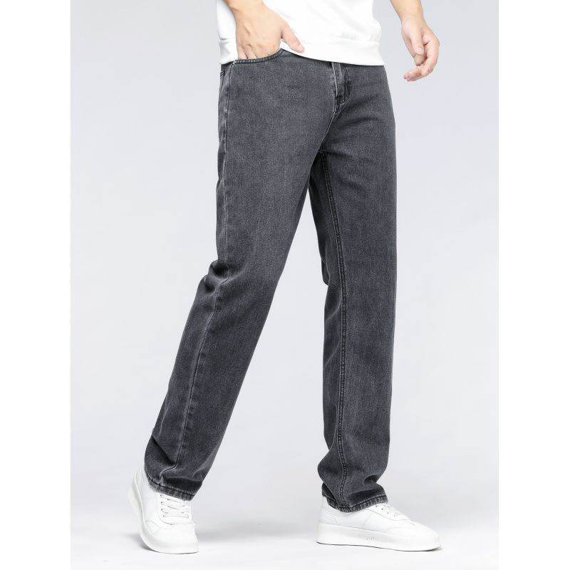 Men's Simple Casual Extra Long Jeans MuddyStock