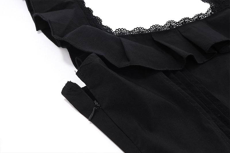 Fashion Fishbone Corset Dress Women MuddyStock