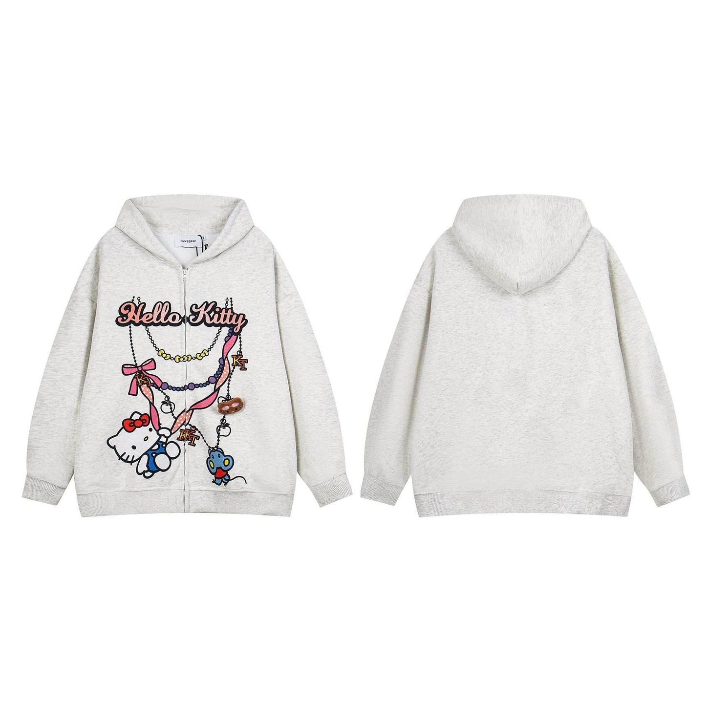Retro Cartoon Print Loose Casual Hoodie For Women | MuddyStock Originals