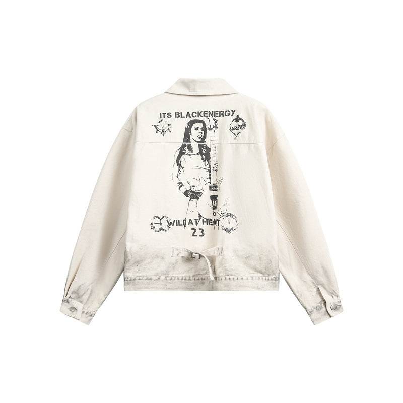 Washed Tie-Dye Retro Jacket Men And Women | MuddyStock Originals MuddyStock