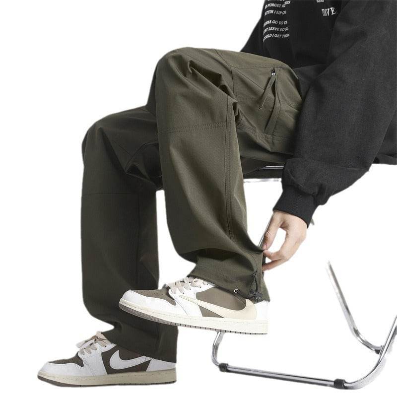 American Mechanical Style Solid Color Workwear Pants Men MuddyStock