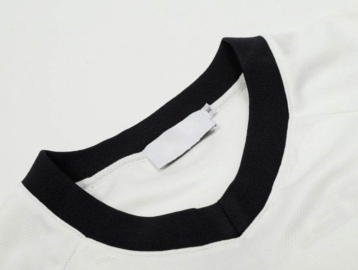 American Retro Stitching Long Sleeve T-shirt For Men MuddyStock