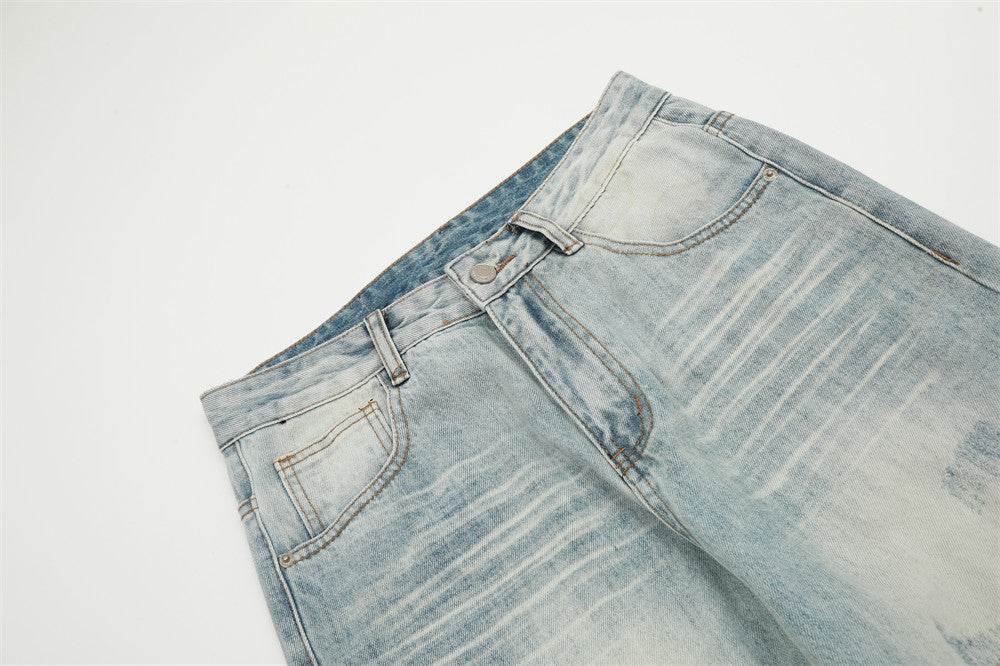 Vintage Washed Jeans For Men MuddyStock
