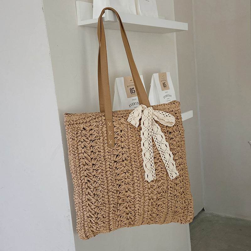 Summer Beach Straw Woven Large-capacity Crossbody Bag MuddyStock