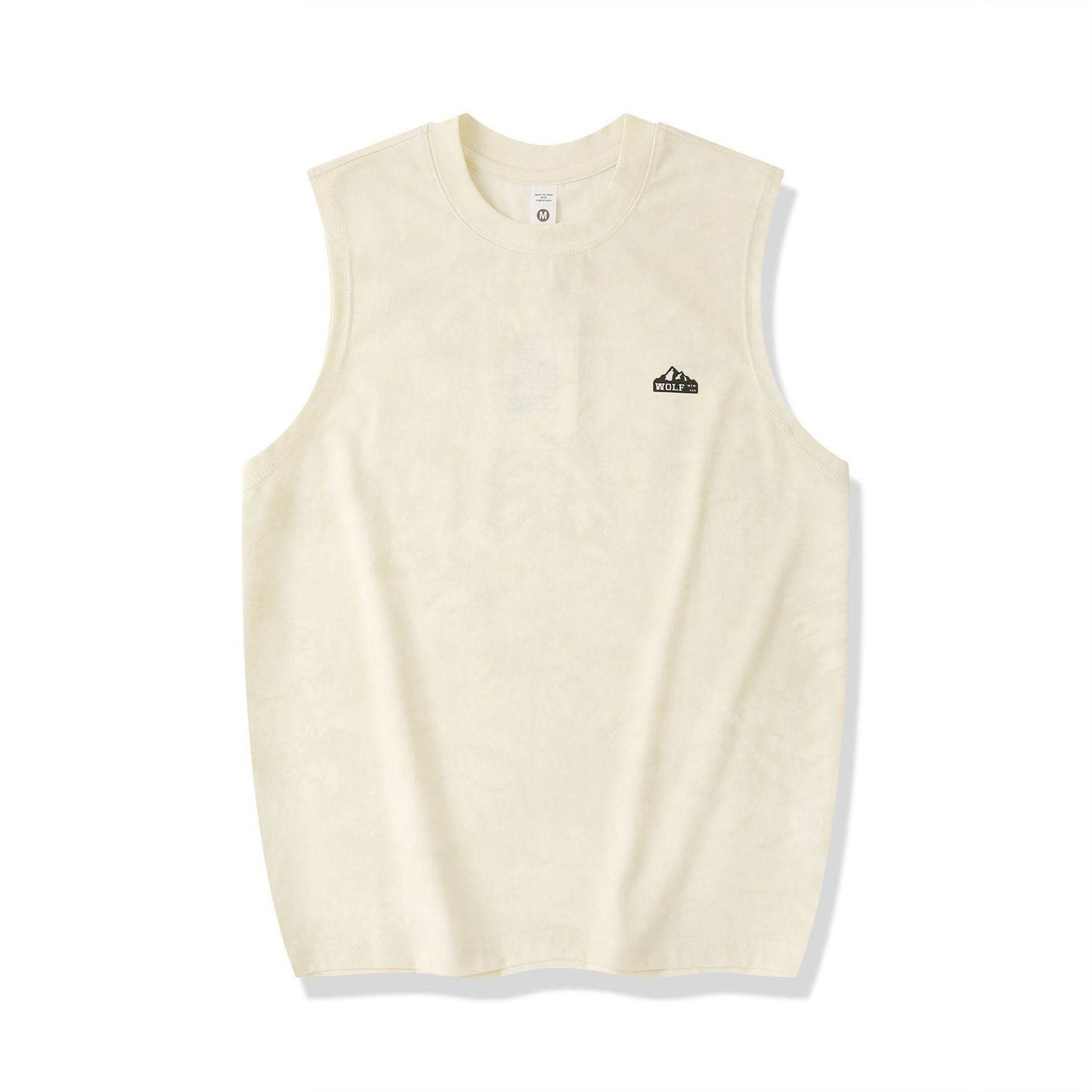 Men's Fashion Loose Casual Sports Wild Vest Apricot MuddyStock