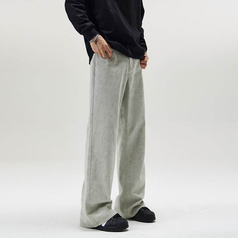 Men's Marble Dark Pattern Casual Trousers MuddyStock