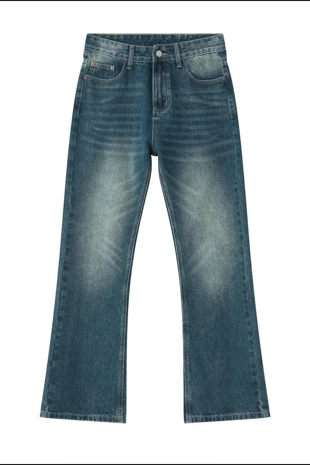 Mid Rise Jeans with Pockets For Men | MuddyStock Originals French Blue