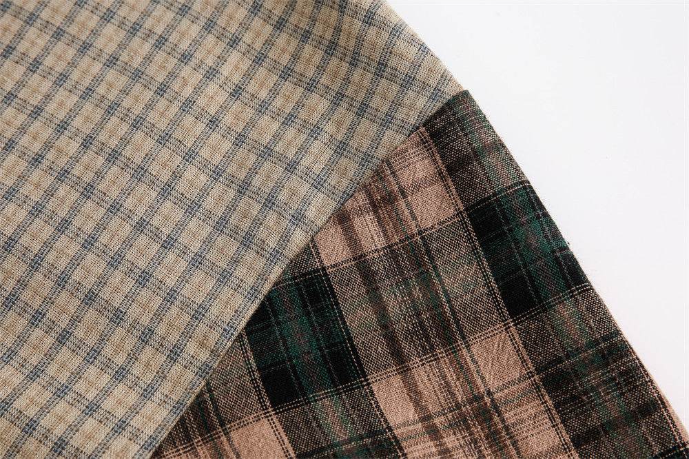 Color Matching Short Sleeve Plaid Shirt For Men And Women MuddyStock