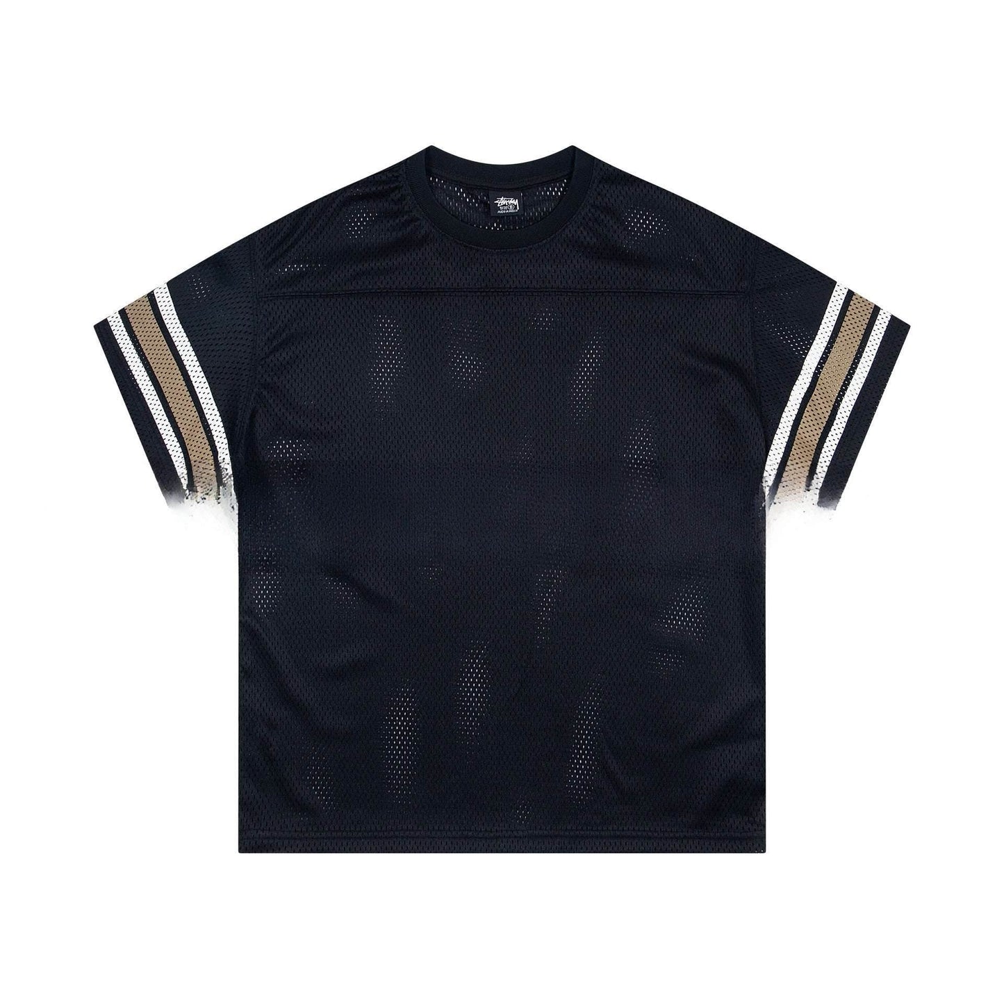 Sports And Leisure Jersey Letter Printing Simple Short Sleeve For Men And Women XC6942 Black MuddyStock