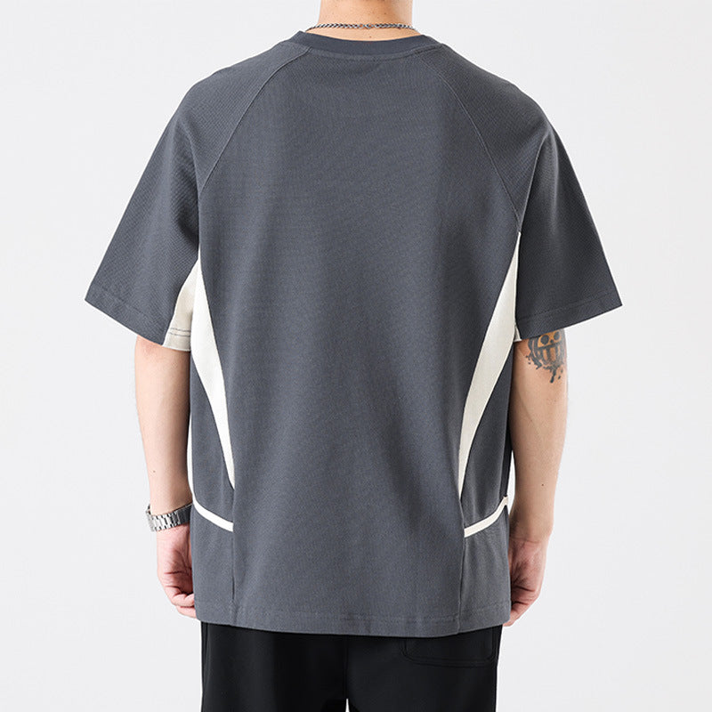 Fashion Men's Sports All-match Half Sleeve T-shirt MuddyStock